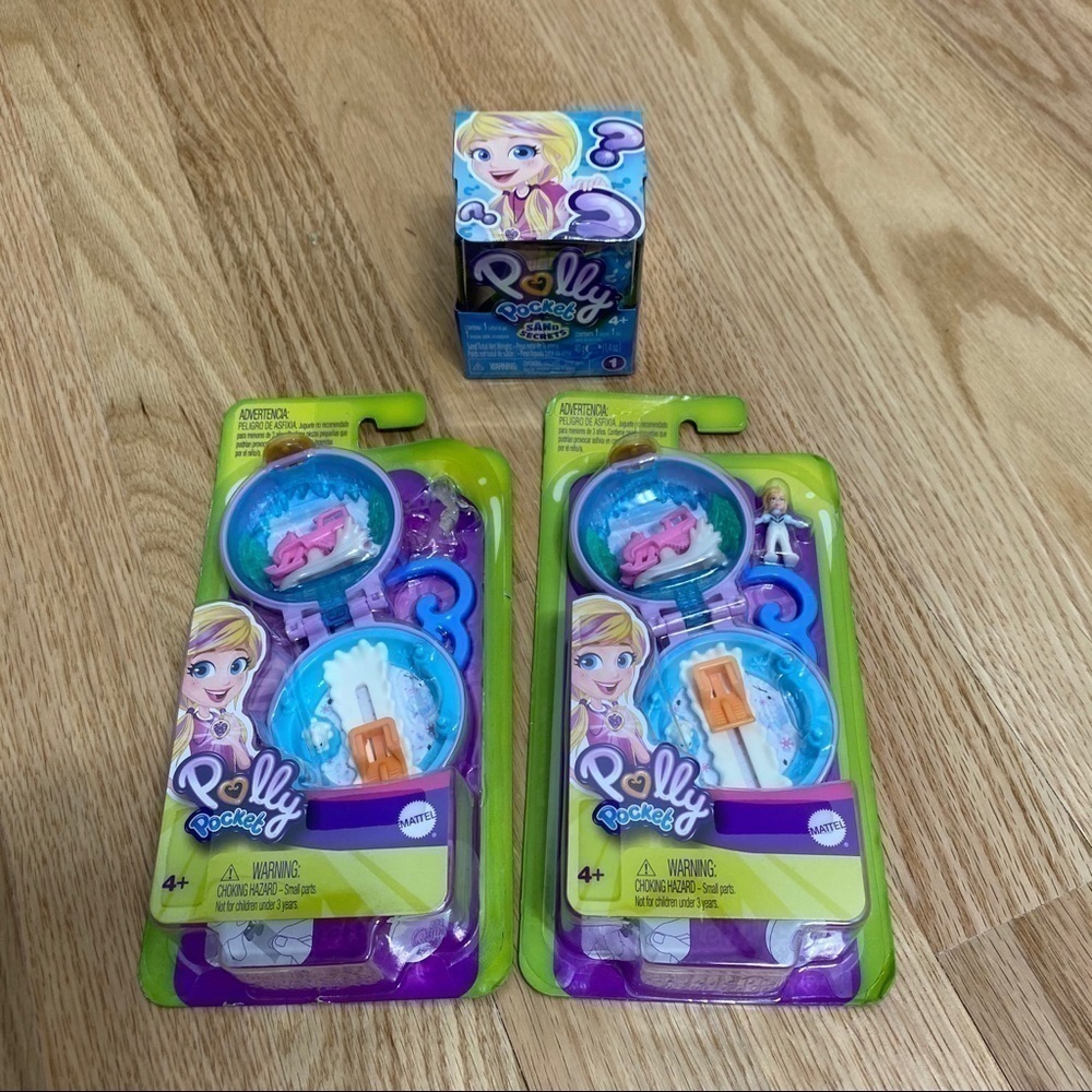 Polly Pocket Playset Bundle NWT Sand Secrets